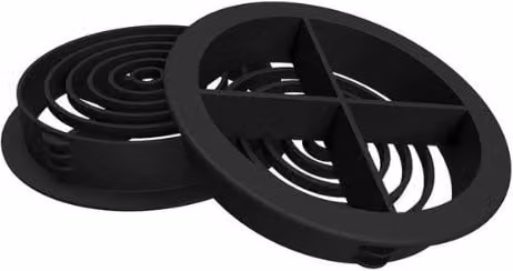 Manthorpe Building Products Circular Soffit Vent - Black