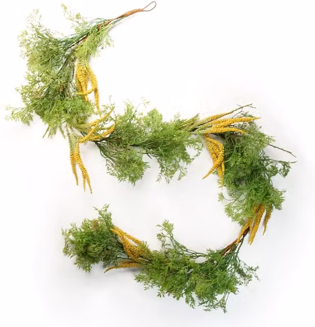 Artificial Hanging Amaranthus Trailing Garland in Green