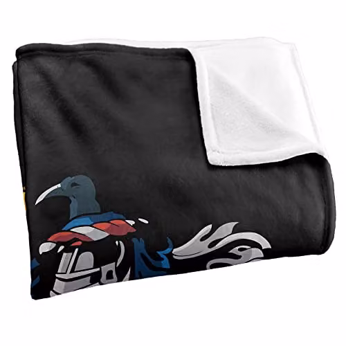 Warner Brothers Harry Potter Ravenclaw Crest Fluffy Fleece Blanket in White and Multicolour, W/D/H: 152 x 127 cm – 2