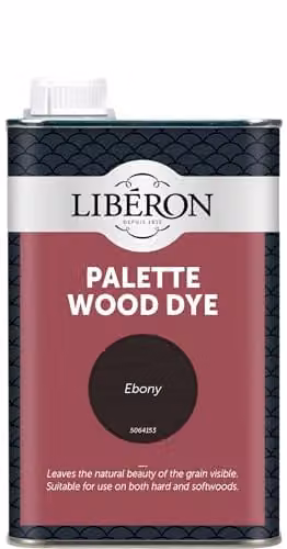 Liberon Palette Water Based Wood Dye in Black, 500ml – 1