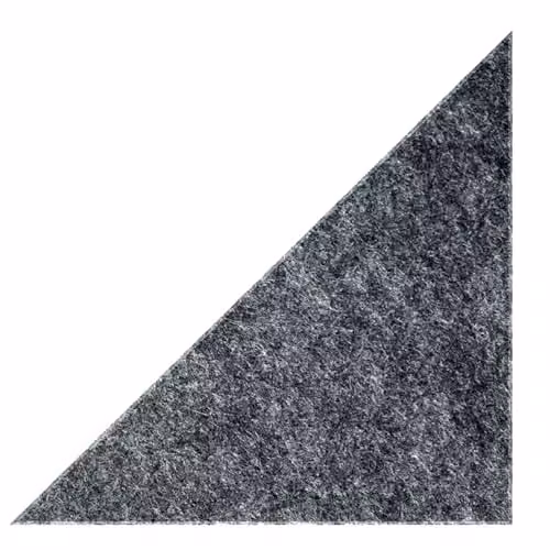 Gr8 Home Set of 24 Grey Triangle Self Adhesive Felt Acoustic Wall Panels – 3
