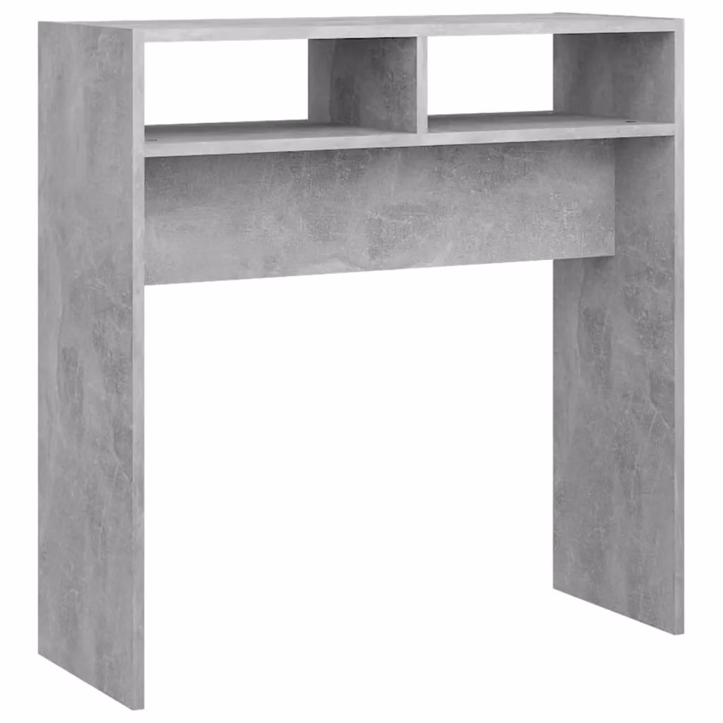 Berkfield Home Modern Concrete Grey Console Table, W/D/H: 78 x 30 x 80 cm – 2