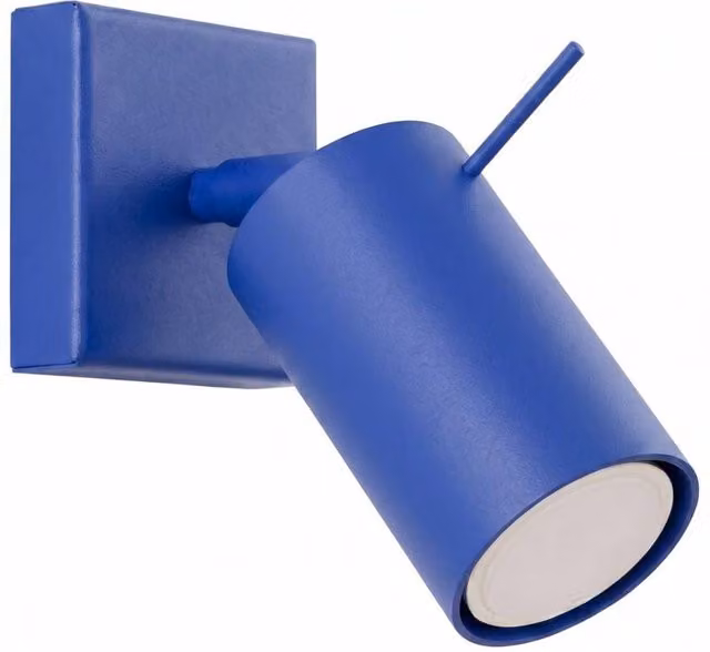 Sollux Lighting Modern Blue Ring Wall Lamp W/D/H: 8 x 8 x 16 cm – 1