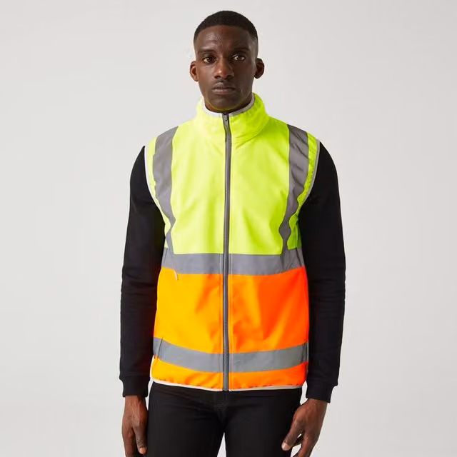 Regatta Men's Yellow Polyester Hi-vis Vest, Size M – 1
