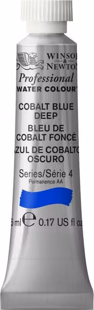 Winsor and Newton Professional Watercolour Paint, Cobalt Blue Deep, 5ml