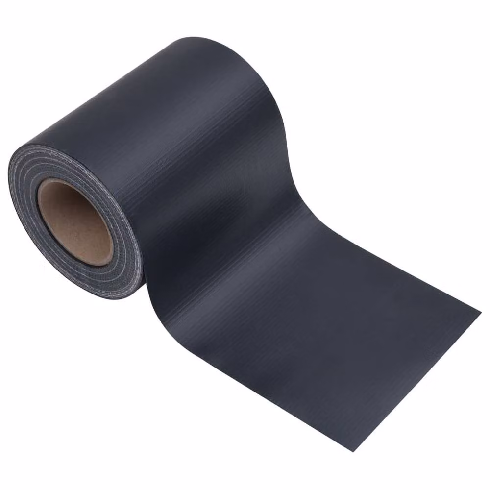 Berkfield Home Garden Privacy Screen Strips, 4 Piece PVC Set in Matte Dark Grey, 35 x 0.19 m – 4
