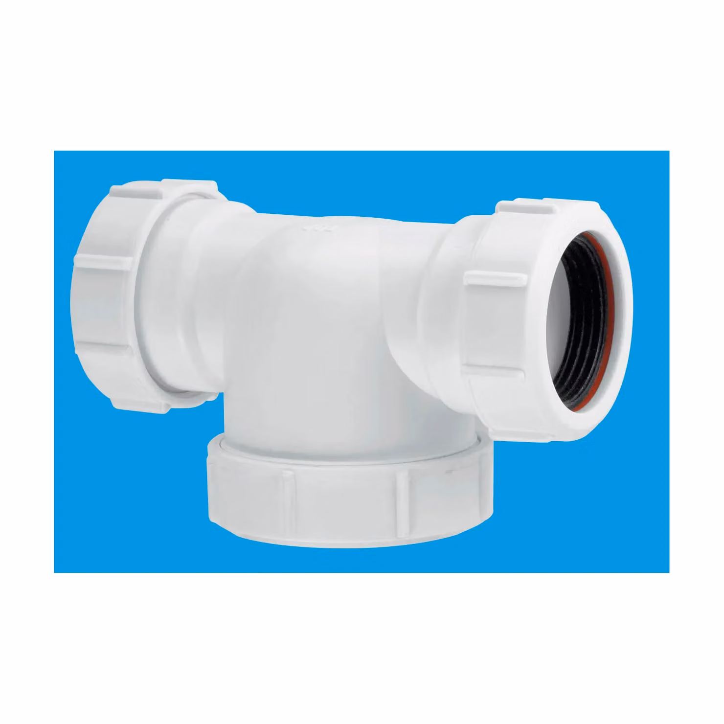 McAlpine TRSH10 White Plastic 1.5 inch x 20mm Horizontal Tubular P Trap – 2