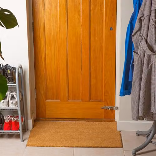 Nicola Spring Classic Coir Door Mats, Pack of 2, Brown, W: 90 cm, D: 60 cm – 2