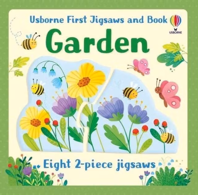 Usborne First Jigsaws and Book Garden by Matthew Oldham, Multicolour Paperback