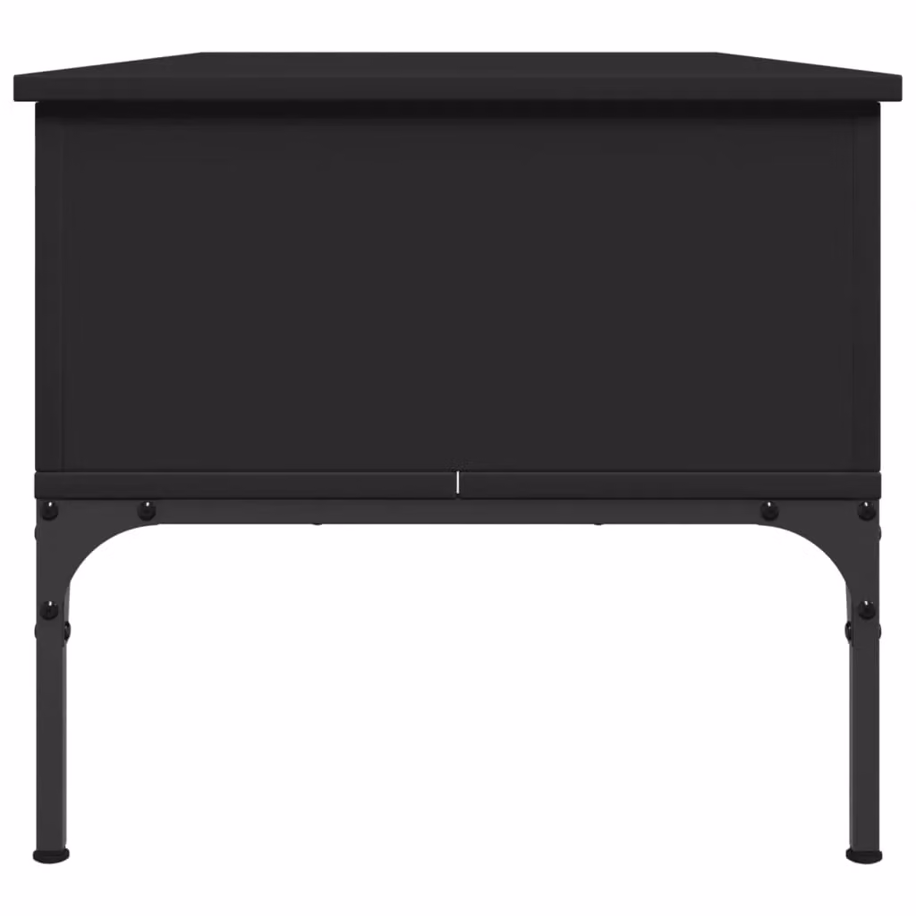 Berkfield Home Black Rectangular Coffee Table with Lift Mechanism, W/D/H: 100 x 50 x 45 cm – 3