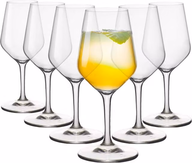 Bormioli Rocco Electra Liqueur Tumbler Glasses, Transparent, Pack of 6, 190ml