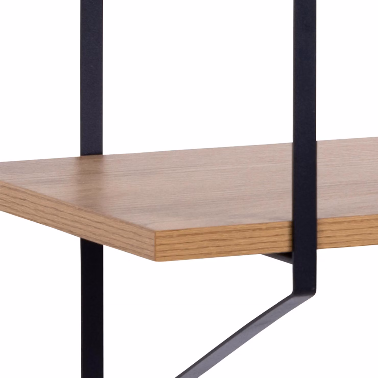 Furniture To Go Belfast Wall Mounted Unit with 4 Shelves in Light Oak – 2