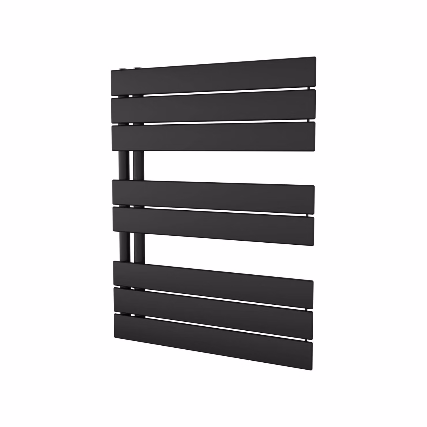 Agadon Panio Up Designer Panel Towel Radiator in Black, H: 74.5 cm, W: 60.0 cm – 2