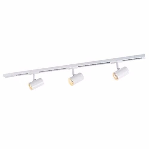Netlighting Marvi Modern 3 Light Adjustable Ceiling Spotlight Bar GU10 in White – 1