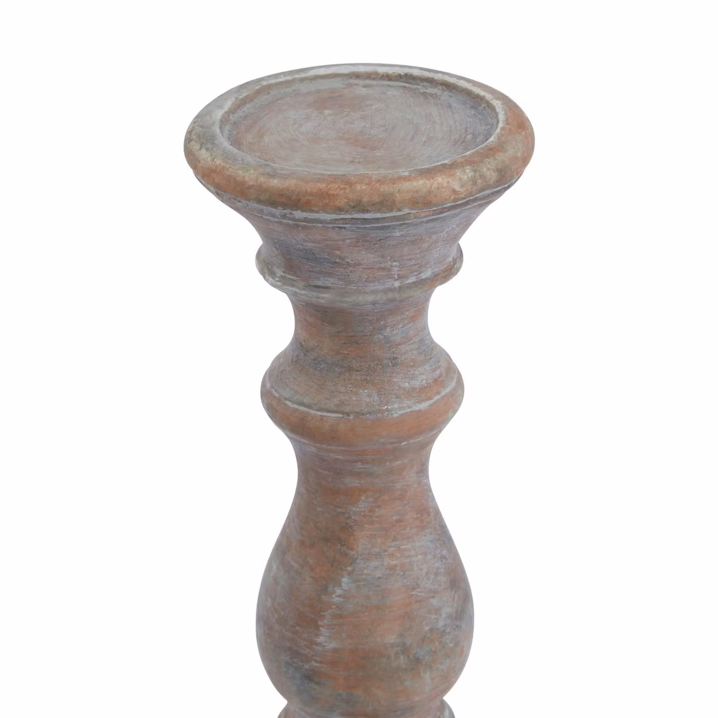 Love Lace Siena Brown Ceramic Pillar Candle Holder – 2