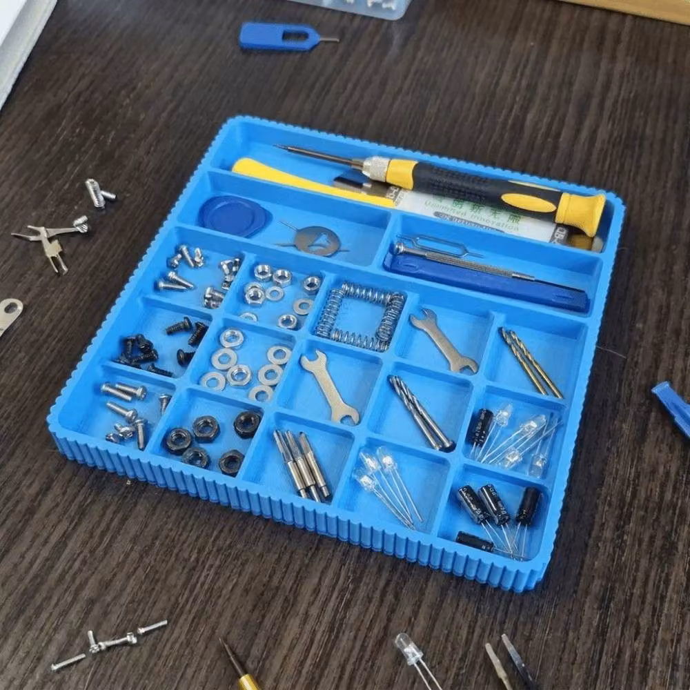 PAWNORA Blue Smooth Surface Plastic Electronic Parts Tray – 3