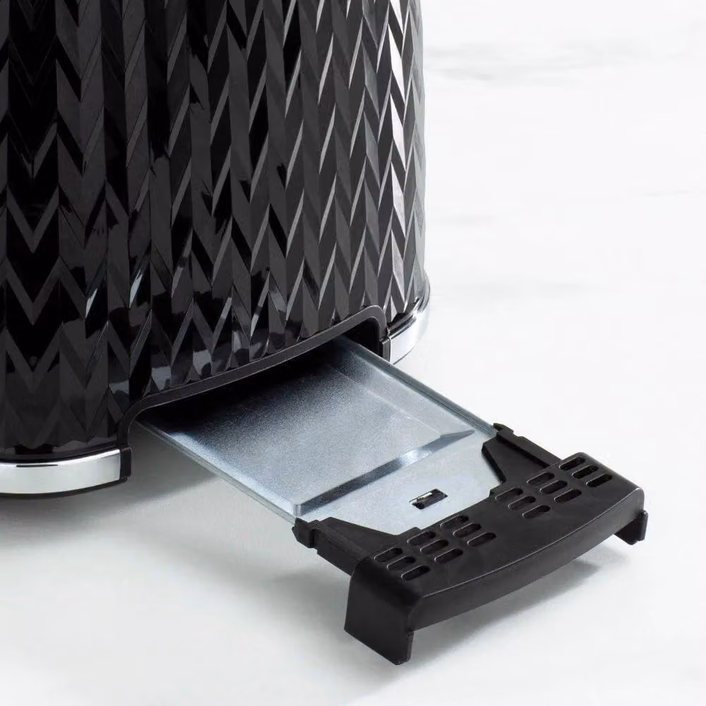 Daewoo Black Argyle 1.7 Litre Jug Kettle and 2 Slice Toaster Set – 2