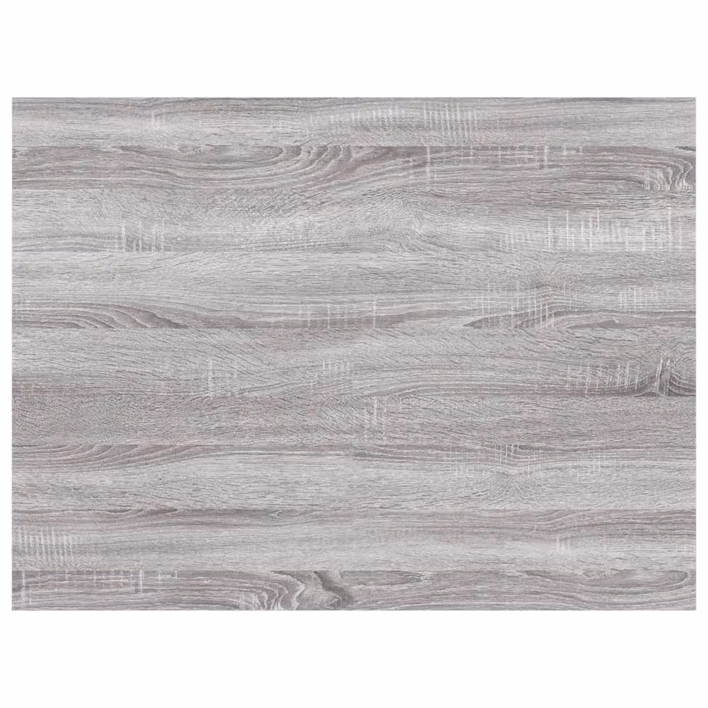 Berkfield Home Wall Mounted Shelves, 4 Piece Set, Grey, W: 40 cm, D: 30 cm, H: 1.5 cm – 2