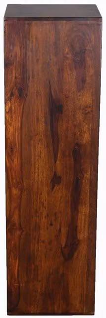 Jaipur Furniture Ltd Large Lamp Table in Brown Sheesham Wood, W/D/H: 25 x 25 x 85 cm