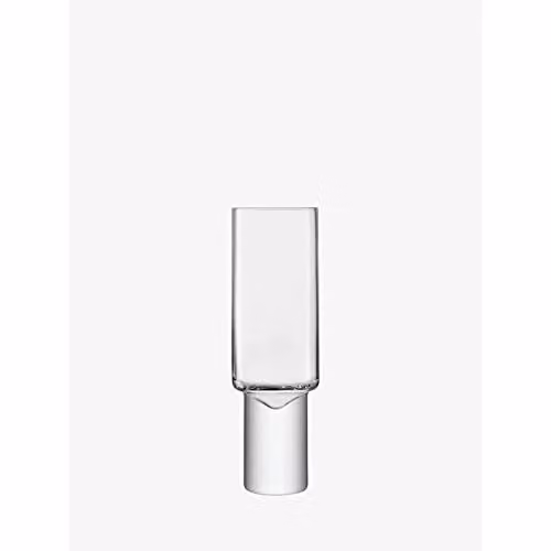 LSA International Boris Gold and Transparent Champagne Flute, Set of 2, 240 ml