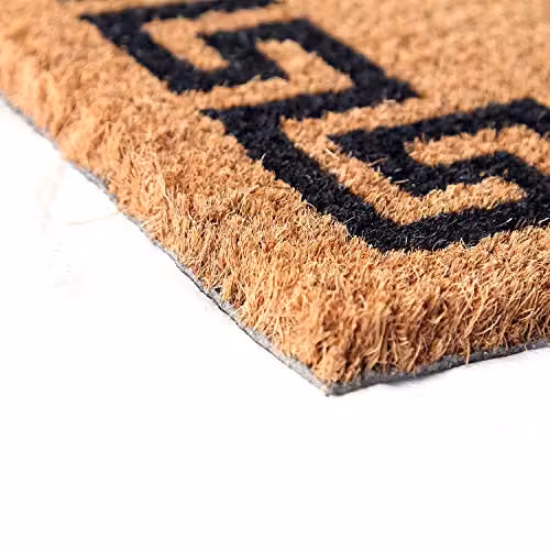 Coco&Coir Aztec Wall Natural Coir Indoor Door Mat with Non-Slip Backing, W/D: 45 x 75 cm – 4