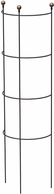 Primrose Black Steel Modern Farmhouse Half Round Vegetable Garden Support
