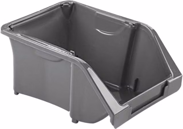 Saber Large Storage Bin in Grey