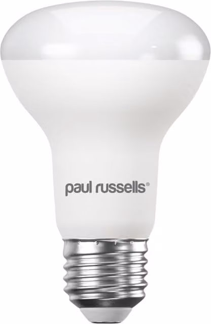 Paul Russells 8.5W LED R63 Bulb, 806lm, 6500K Daylight Cool White, E27, White