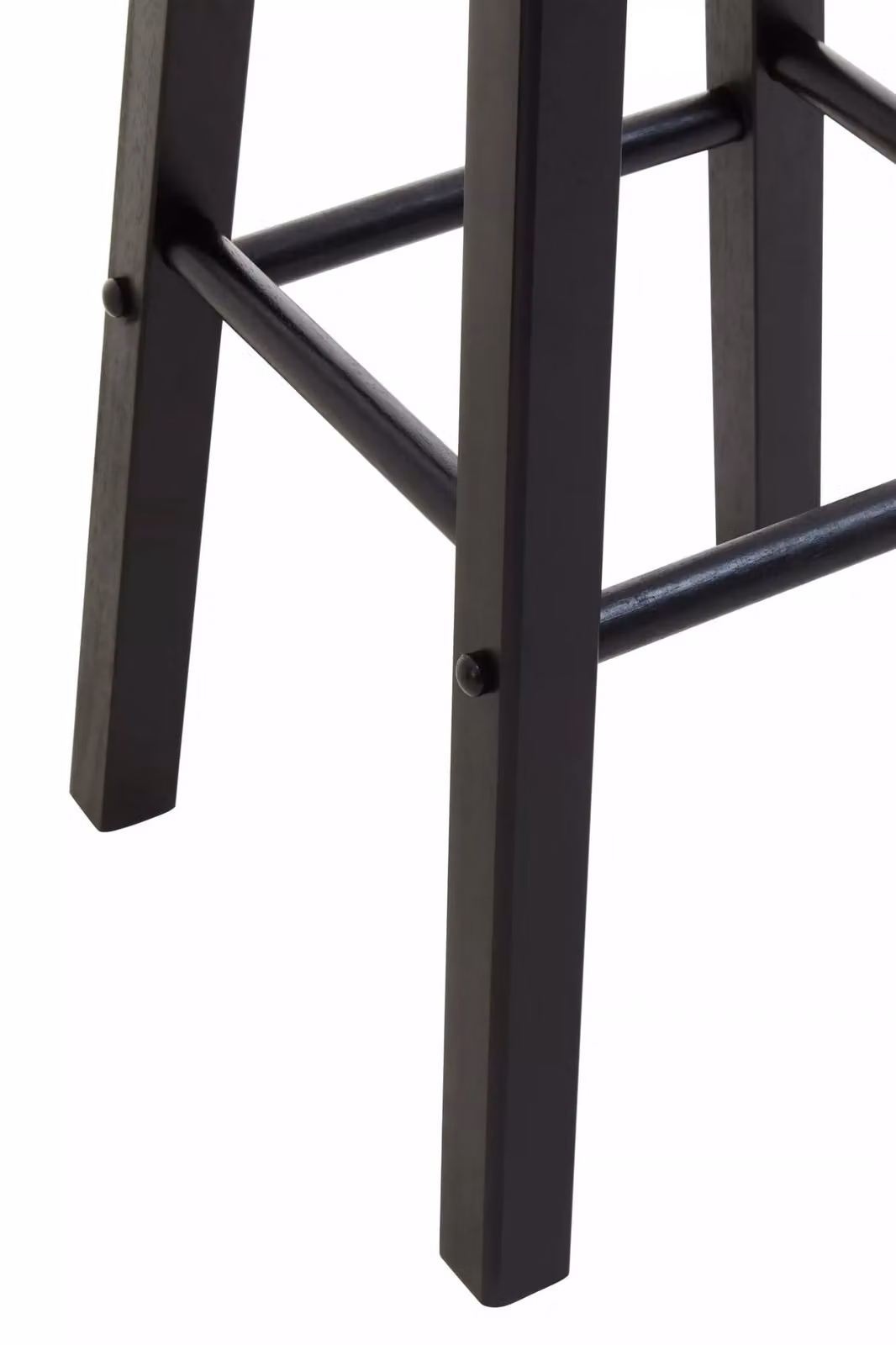 Orsina Industrial Grey and Black Wood Bar Stool for Kitchen and Dining Rooms – 5