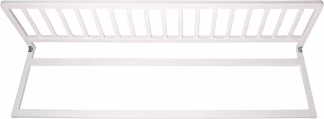 Safetots Foldable Wooden Bed Guard in White, W: 140 cm, H: 38 cm