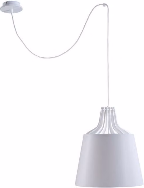 Netlighting Lea Dome Pendant Ceiling Light White, Diameter: 38 cm, E27