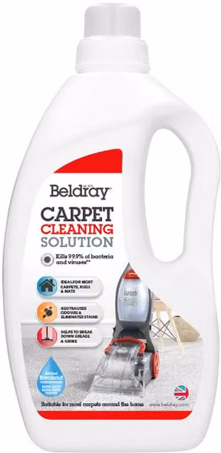 Beldray Carpet Cleaning Solution, 1 l, White