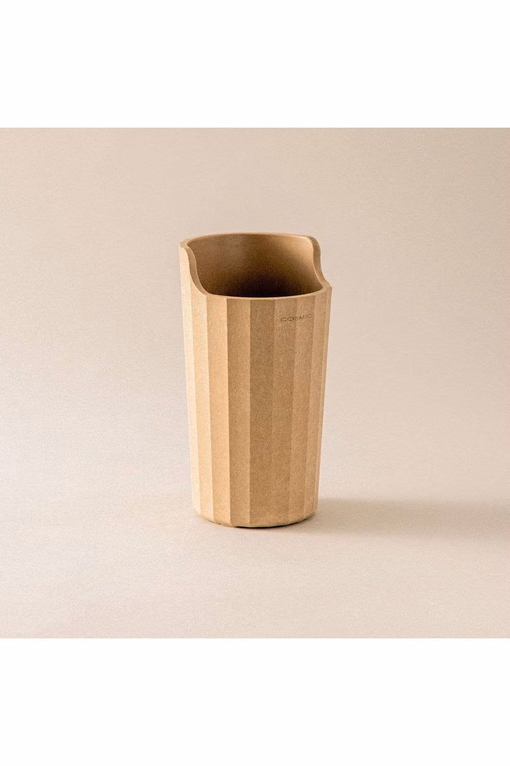 Cosmic Avenir Collection Toothbrush Holder and Bathroom Tumbler in Beige Light Sand – 1