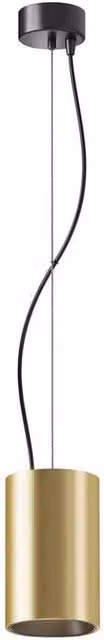 Netlighting Efir Slim LED Pendant Ceiling Light in Gold/Brass, 3000K, 2180lm