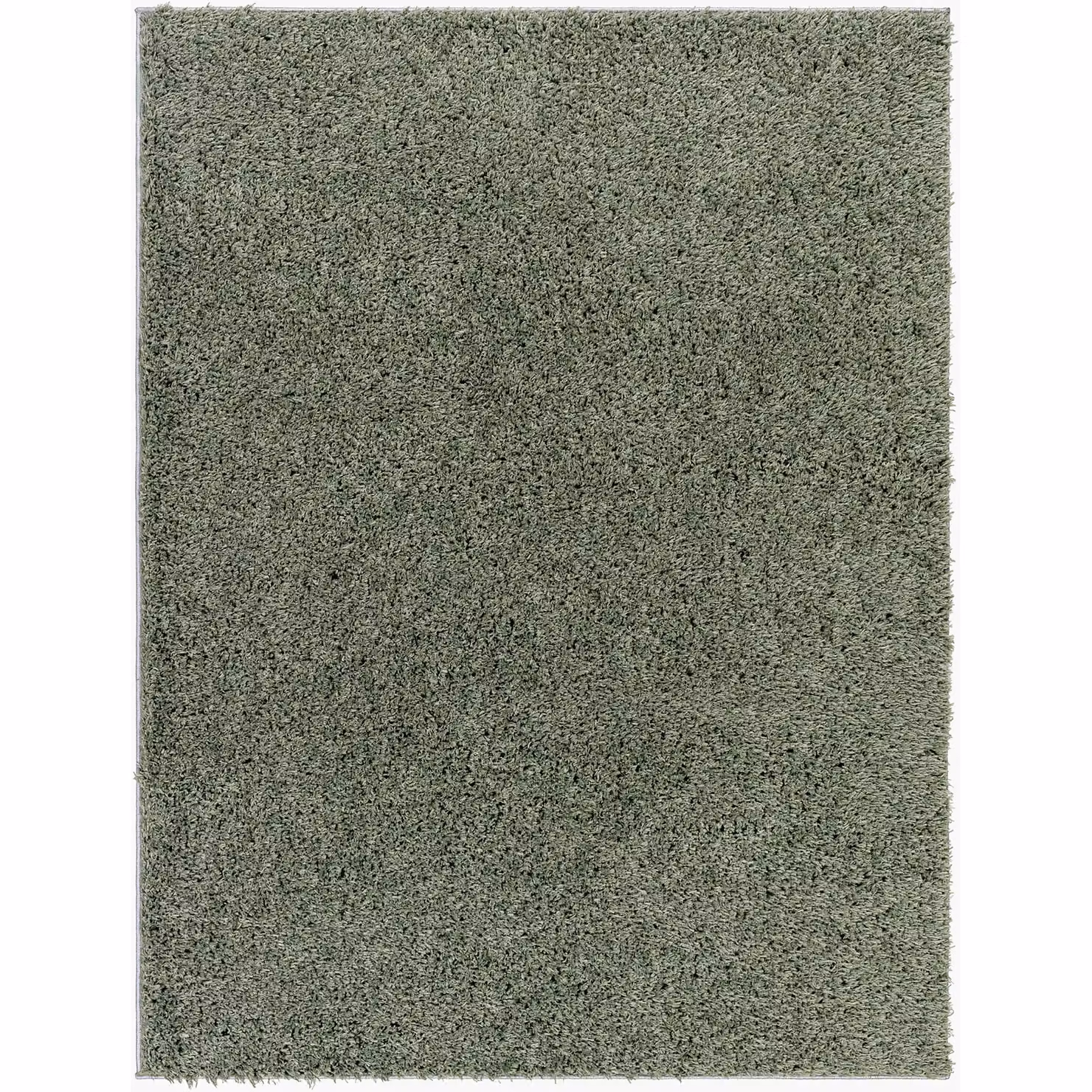 Livabliss Moda Shag Soft Plush Pile Living Room and Bedroom Rug in Green, W: 200 cm, D: 275 cm – 2