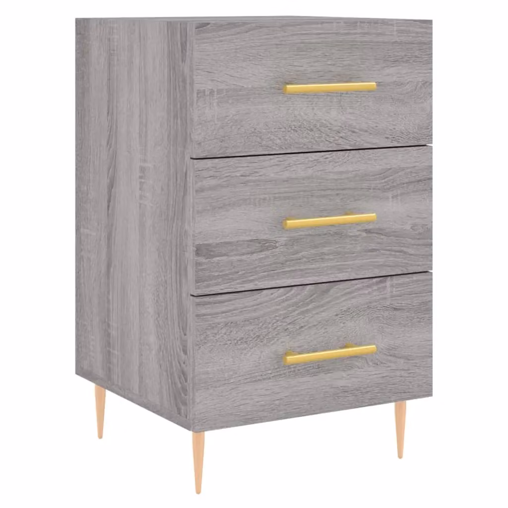 Berkfield Home Grey Sonoma Bedside Cabinet W/D/H: 40 x 40 x 66 cm – 2