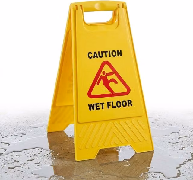 Storm Trading Group 2 x Yellow A-Frame Double Sided Wet Floor Safety Warning Signs