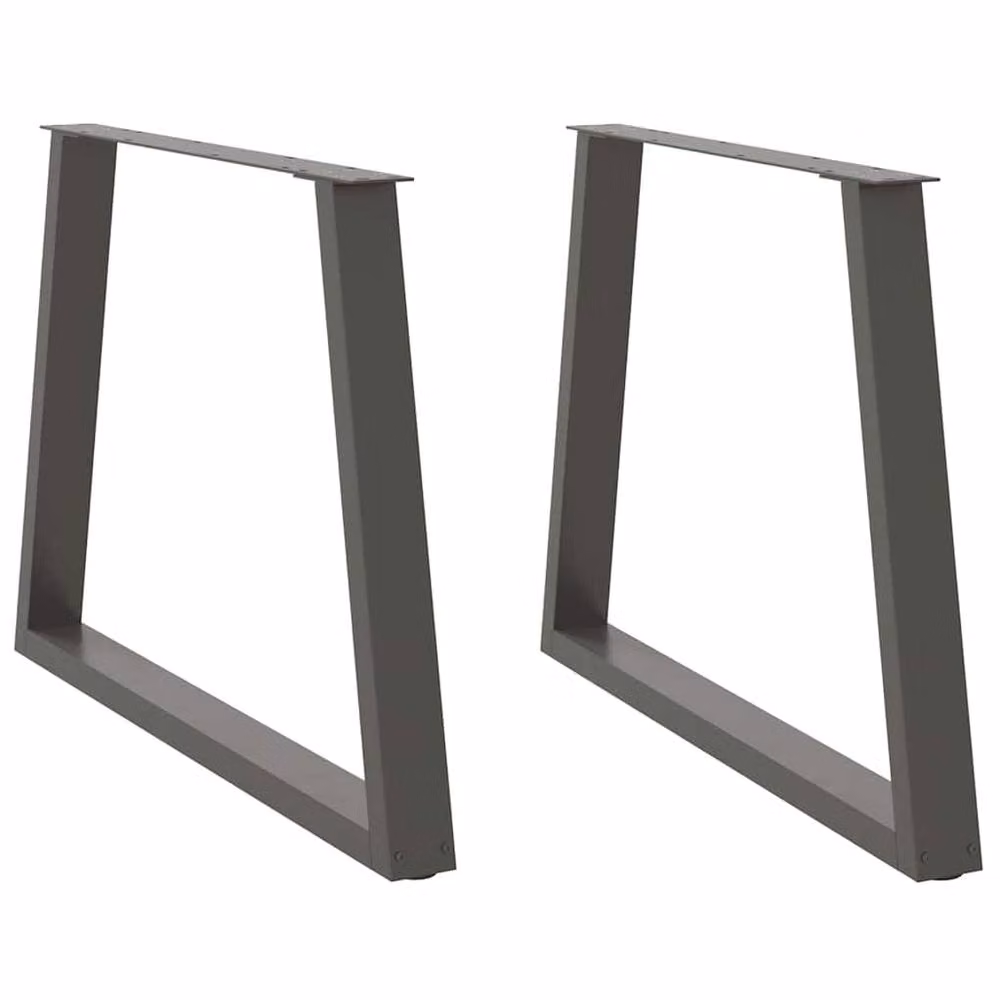 Berkfield Home V-Shape Dining Table Legs, 2 Pieces, Anthracite Steel, H: 72 cm – 1