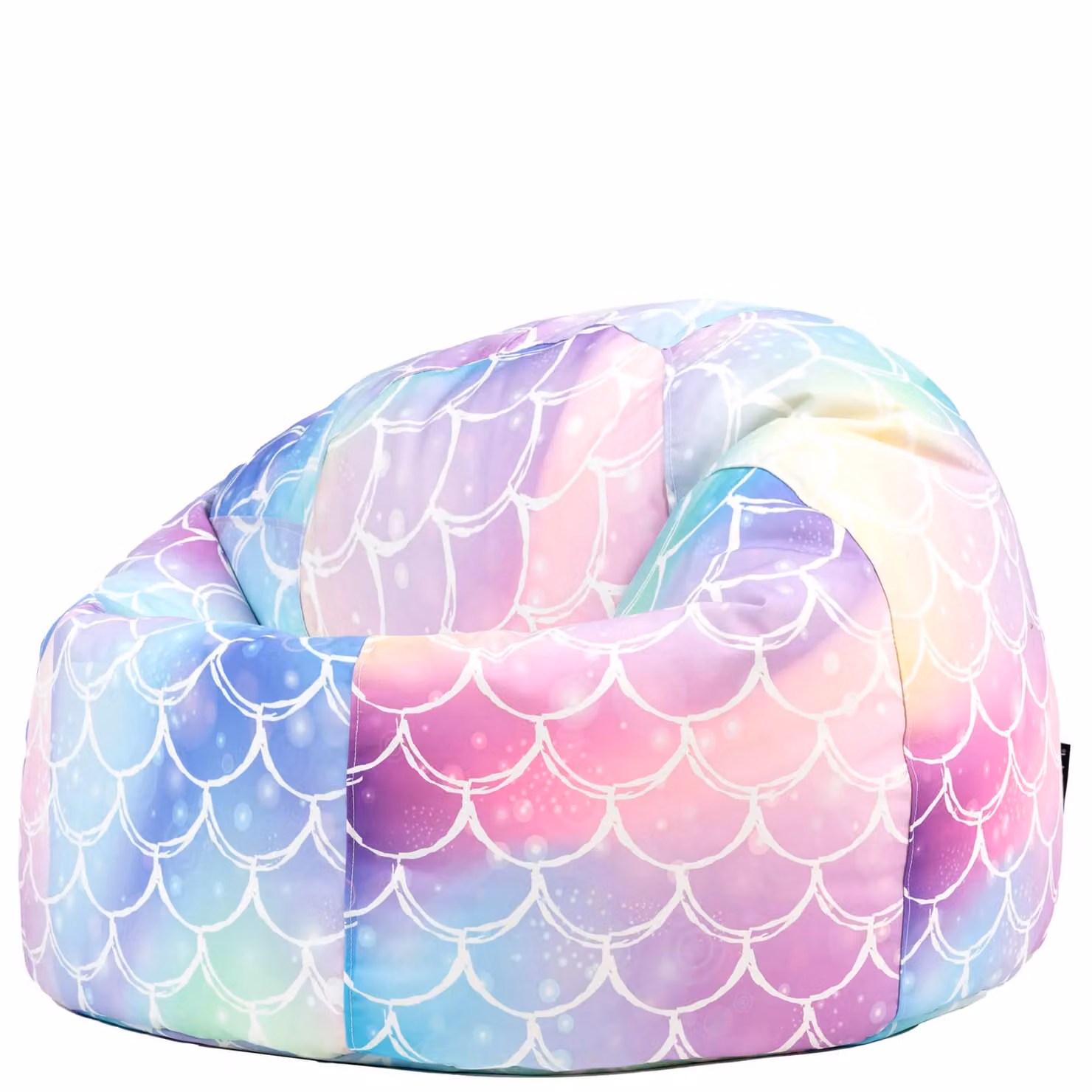 icon Kids Ombre Mermaid Print Dome Bean Bag in Multicolour, Medium – 2