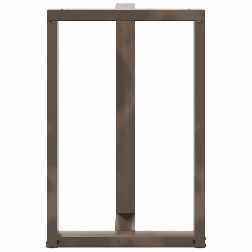 Berkfield T-Shaped Home Bar Table Legs, 2 Pieces, Black Steel, W: 60 cm, D: 35 cm, H: 90-91 cm – 4