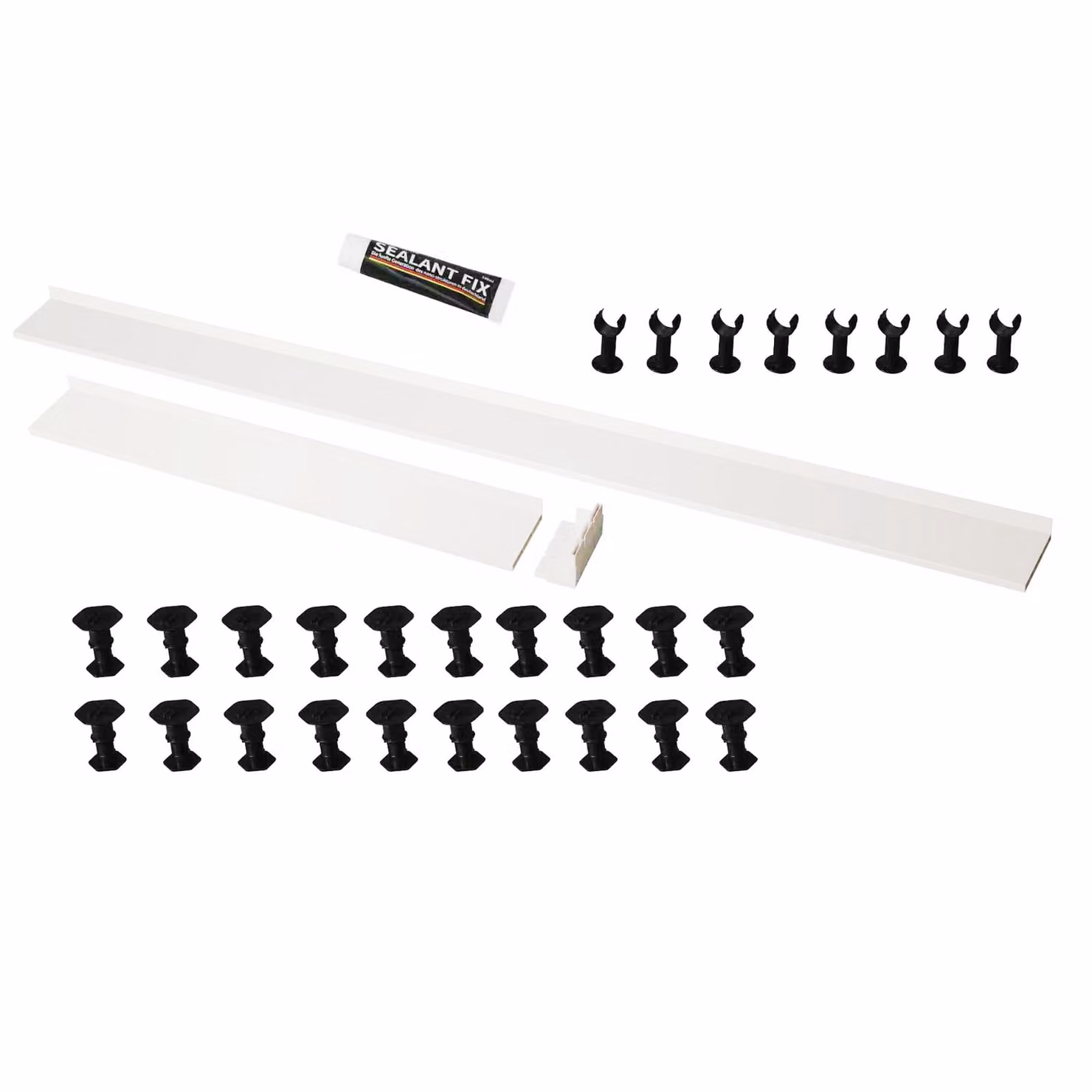Royal Bathrooms Apex Riser Kit for Rectangular or Square Shower Enclosure Trays, White, 1500 to 1800mm