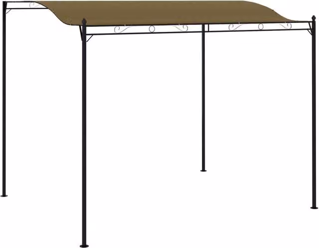 Berkfield Home Sunshade Awning in Beige, W 300 cm x H 255 cm x D 240 cm