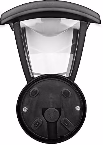 Luceco LED Classic Post Lantern in Black Plastic, IP44 Rated, 8 W – 5