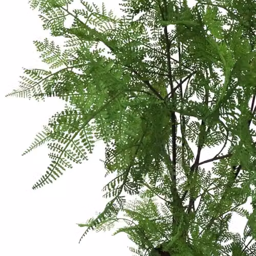 Leaf Artificial Moss Base Fern Foliage Plant in Green, Height: 90 cm – 5