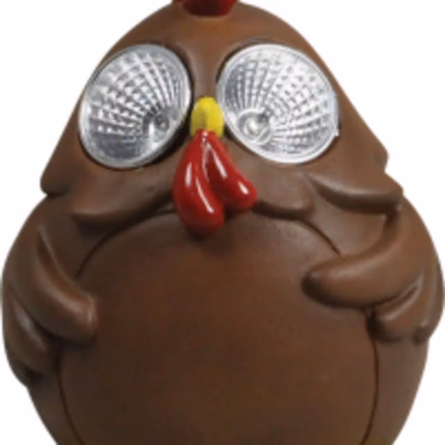 Luxform Solar LED Animal Light, Brown Hen with LED Eyes – 2