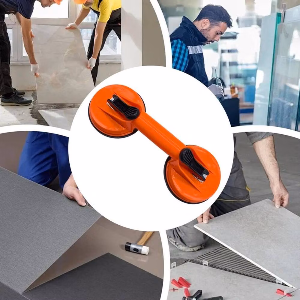NESTLUNE Pack of 2 Dual Suction Cup Pad Lifters in Orange – 4