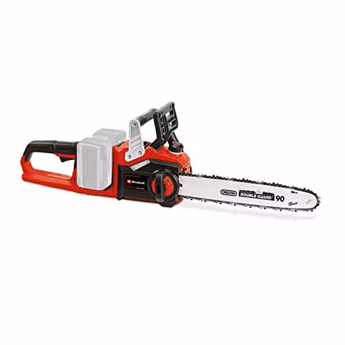 Einhell Cordless 36V PXC Chainsaw in Red with 14 Inch (35cm) Bar – 1