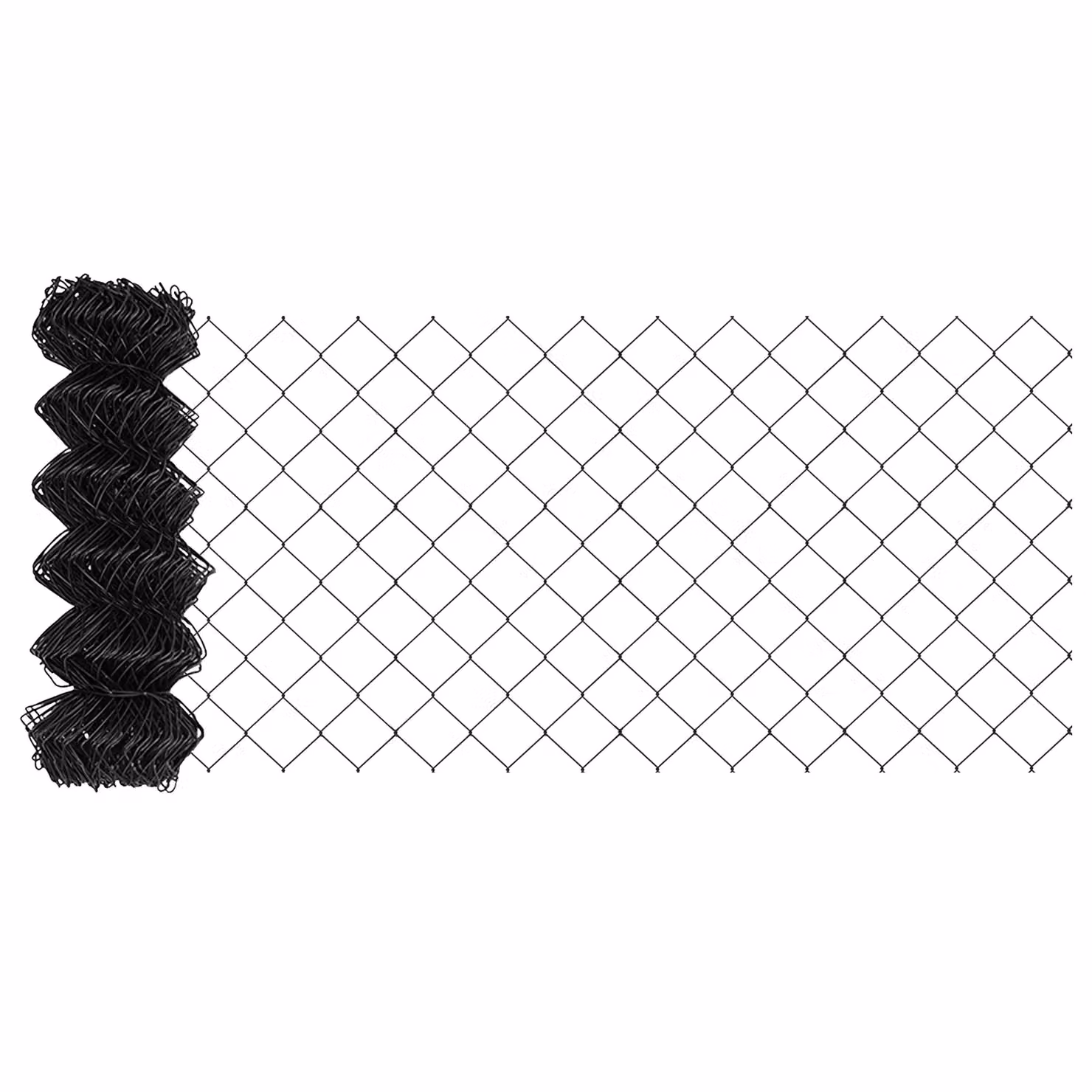 Berkfield Home Grey PVC Coated Galvanised Steel Chain Link Fence, W: 0.8 m, L: 25 m – 2
