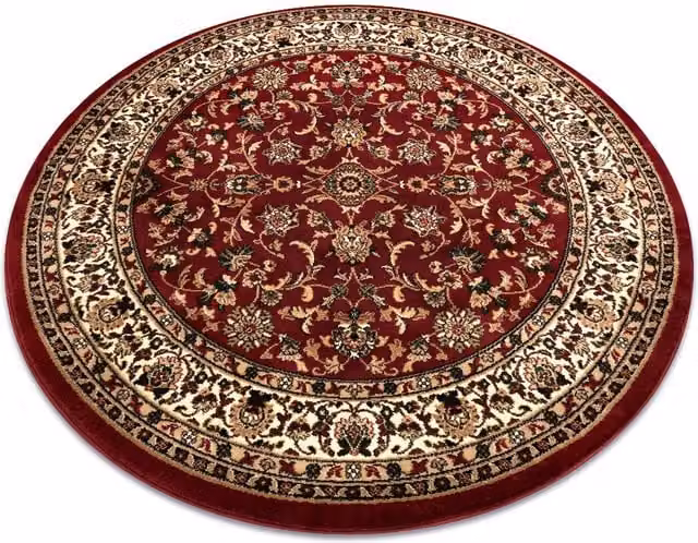 RugsX Royal Oriental Red Round Rug, Diameter: 150 cm – 1