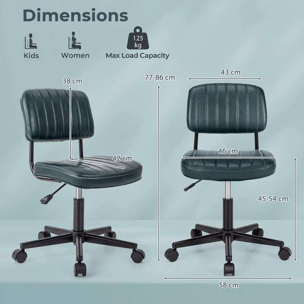 Kelvenix Ergonomic Leisure Chair in Green PU Leather – 2